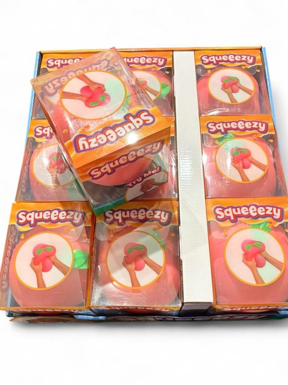 Sunny Days Squeezy Peach Squishy – 1 Piece